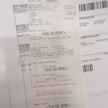 Carrefour SA Aldığımız Televizyonun Kırık Çıkması
