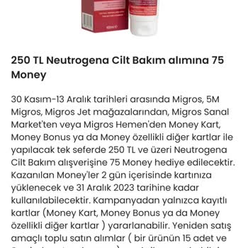 Migros Hediye Money Aldatmacası