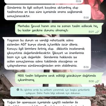 AGT Kurye 2DİR Kartım Ulaşmadı Sorunu