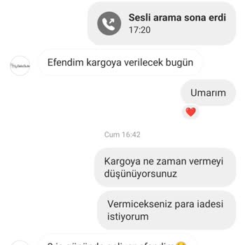 My Bella Butik Ödemesi Yapılan Ürünün Gelmemesi