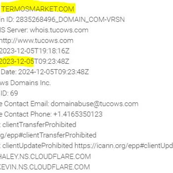 Termosmarket.com Stanley Sahte Site Tespiti