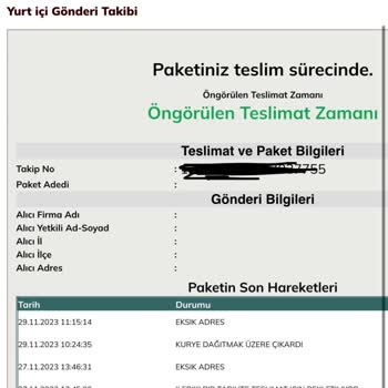 Pull and Bear Firma Hatasından Dolayı Kargoyu Alamıyorum