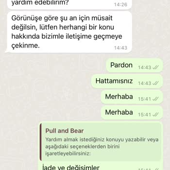 Pull and Bear Firma Hatasından Dolayı Kargoyu Alamıyorum