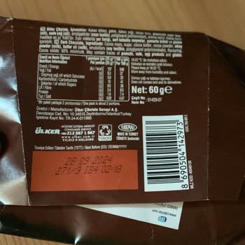 Ülker Kare Çikolata Kurtlanma