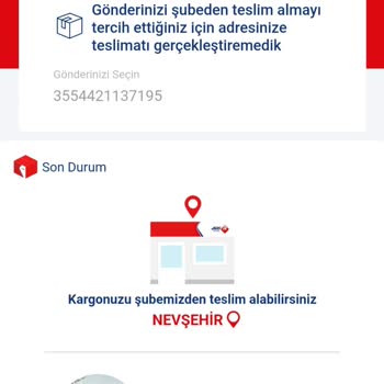 Aras Kargo Nevşehir Merkez Şubesi Kargoları Teslim Etmiyor.