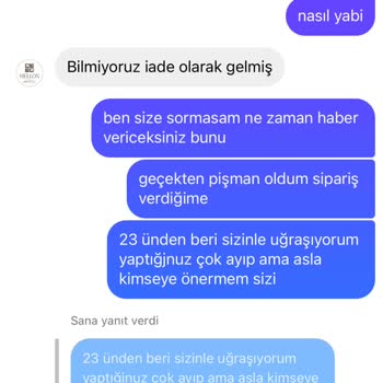 Mellon Çikolata 1 Aydır Ürün Göndermiyorlar