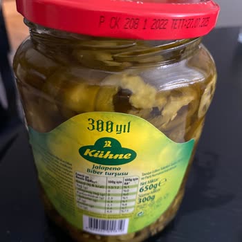 Kühne Jalapeno Biber Turşusu Kapağında Küfe Benzer Bir Şey Çıkması