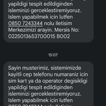 Passolig Operatör Değişikliği Hatası