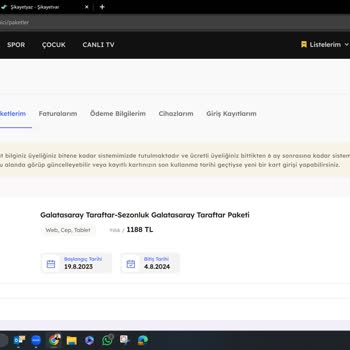 Aynı Kişiye 2 Üyelik Yaptırıp Birini İptal Etmeyen Tod TV