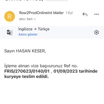 VFS Global Vize Reddi Ve İtirazı Sonucu
