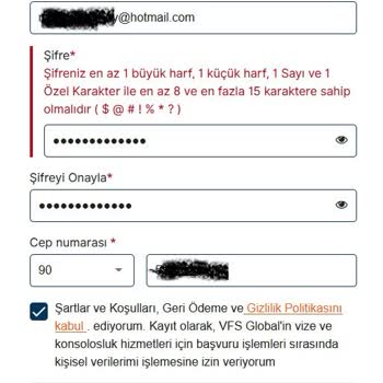 VFS Global Üye Olamama Sorunu