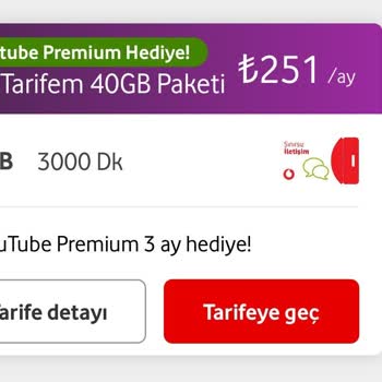 Vodafone Net Vodafone Fazla Ücretli Kampanya