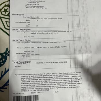 Karaca Çay Makinesi Hüsranı