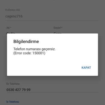 Sahibinden. C Telefon No Değişme Ve Müşteri Temsilcisi Ulaşılamaması