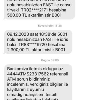 Ziraat ATM Parama El Koydu