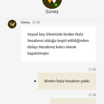 Wipbet'te Kazanç Yaptım Ödeme Yapmadı Ve Hesabımı Kapattı.