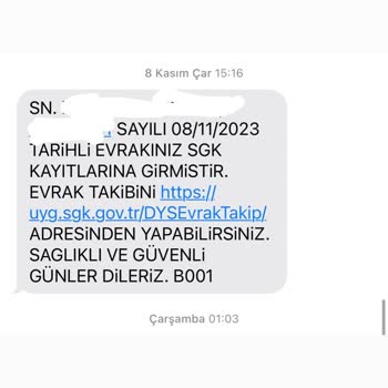 Muratpaşa SGK Gelen Evrak Beklemede