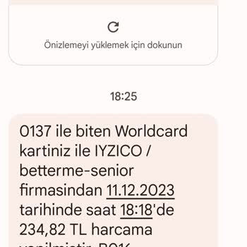 Betterme Senior Kartımdan İzinsiz Para Çekiyor