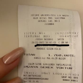 İstinye Üniversitesi Hastanesi Param İade Edilmedi