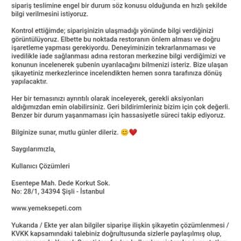 Burger King Teslim Edilmeyen Sipariş İçin Ücret İadesinin Yapılmaması.