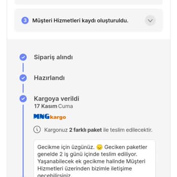 Hepsiburada Dan 4 Lastik Aldım 2 Adet Teslim Edilmiş