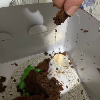 Fatih Sabri Pastaneleri Aksaray Park Site AVM Pastadan Kıl Çıktı