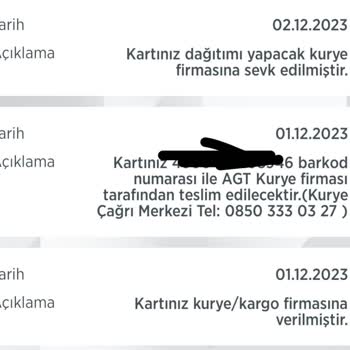 AGT Kurye (aynigunteslim.com) Kargo Teslimat Gecikmesi