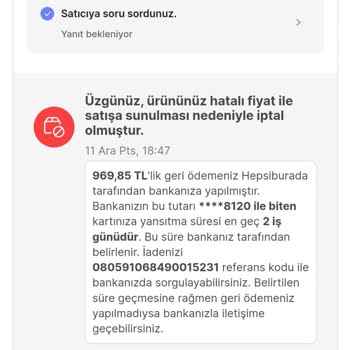 İndirimli Ürünleri Göndermeyen Hepsiburada