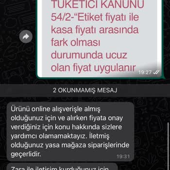 Zara Alınan Fiyat İle Etiket Fiyatı Arasındaki Fark!