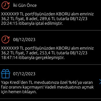 Yapı Kredi Bankası İptal Edilen Hissemin Ücreti Hesabıma Yatırılmamış