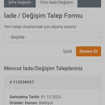 SüpürgeMarket Yanlış Ürün Göndermiştir