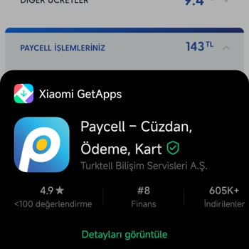 Vizyon Elektronik Para İçerik Adı Altında Alınan Ücretler