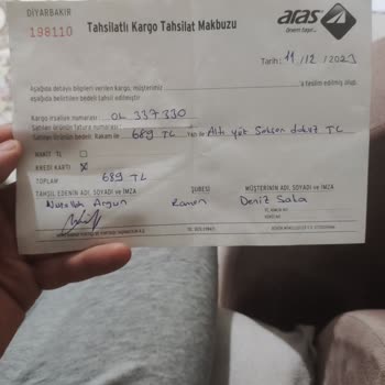 Aras Kargo Müşteriye Sahip Çıkmıyor