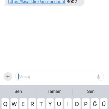 Başak-BİLGİ (SMS) Dijital Hesap Kısıtlama Mesajı Şüphesi