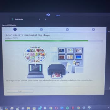 Canon G3416 Sürücü Yüklenme Hatası