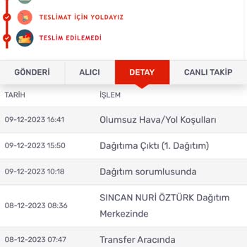 KARGOMsende Teslimat Edilmeme Sorunu
