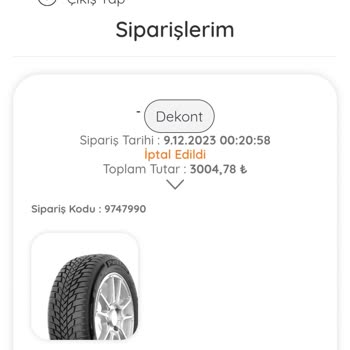 Lastik Borsası Stok Sorunu Ve Müşteri Mağduriyeti