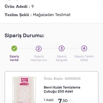 Gratis Siparişim Hazırlanmıyor Ve Kargoya Verilmiyor