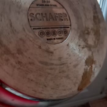 Schafer Tencerelerde Kararma İz Oldu!