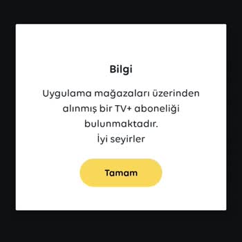 TV+ Aboneliği Aktif Olmuyor Ve Ücret Kesiliyor