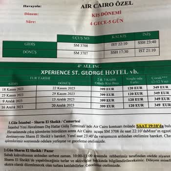Balentur Yurt Dışı Tur Şikayeti