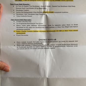 Balentur Yurt Dışı Tur Şikayeti