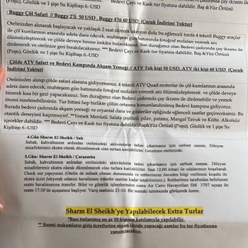 Balentur Yurt Dışı Tur Şikayeti