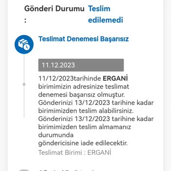 MNG Kargo Ürünün Teslimatı Yapılmıyor