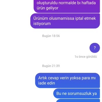 ÇiçekSepeti Ürünüm 1 Hafta Oldu Daha Kargoya Bile Verilmedi