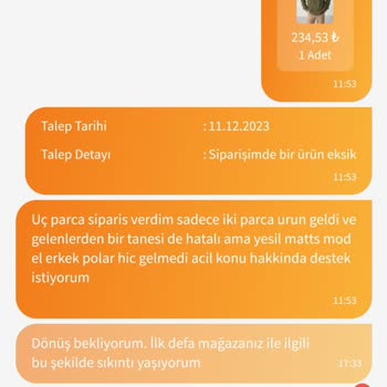 8025849863 Numaralı Grimelange Trendyol Siparişi!