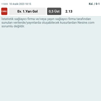 Nesine İadesi Olmayan Maç Kuponu