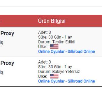 ARN Proxy Değiştirilmemesi. Ücret İadesi.
