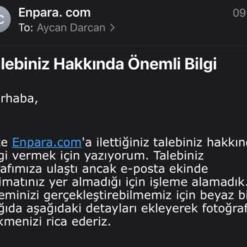 Enpara Guvenlik@enpara.com Cevap Vermiyor.