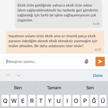 Trendyol Eksik Ürünü Teslim Almadığım İçin Para İademi Eksik Yaptı.